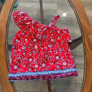 Girls Janie & Jackie one shoulder shirt